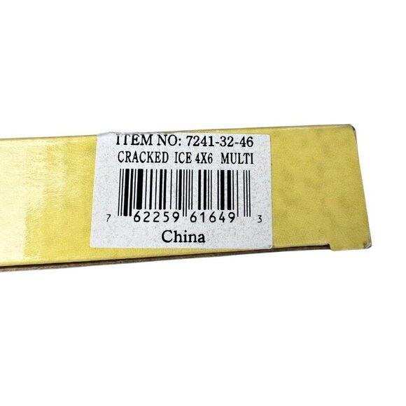 Ashleigh Manor Jeweled Photo Frame Metal Pewter Gemstone 4”x6”  Silver Gray - Picture 5 of 7